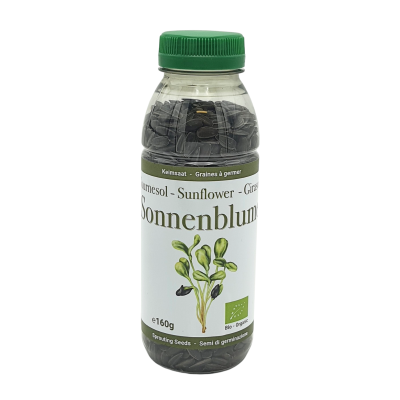 Graines de tournesol à germer bio 160g Graines de tournesol à germer bio 160g